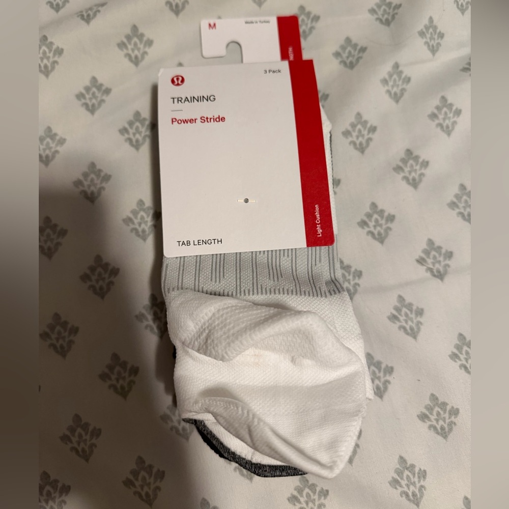 lululemon athletica Training Socks - White, Black and Gray